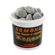 Камень для бани и сауны Жадеит шлифованный, 20 кг., крупный, для дровяных печей